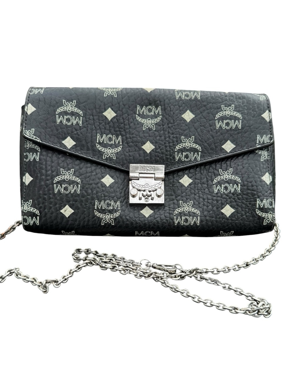 MCM Visetos Monogram Medium Millie Crossbody Bag